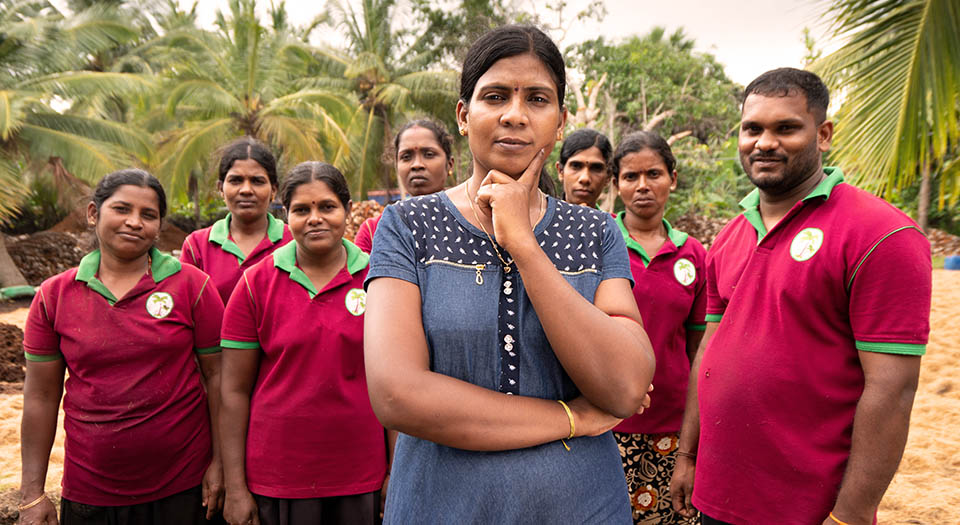 Sharmini Thiyakaran, coir manufacturer from Sri Lanka, included in H&M Foundation's Global Program with CARE.