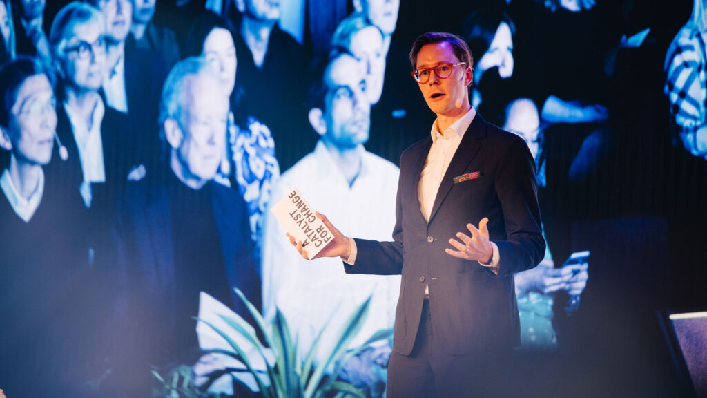 Erik Bang, Innovation Lead at H&M Foundation at the 2019 Global Change Award Summit.