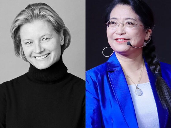 Caroline Brown, Managing Director at investment firm Closed Loop Partners and Dr. Lin Li, Director of Global Policy and Advocacy at WWF International.