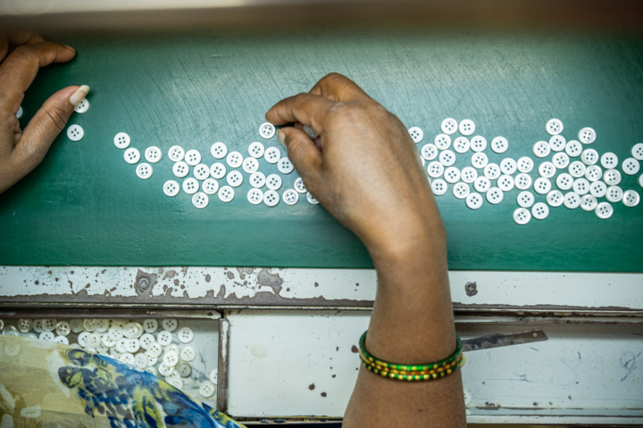 Recycled plastic collected by waste pickers turned into 152 million buttons